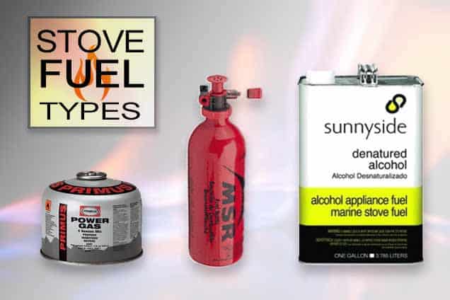 backpacking stove fuel types