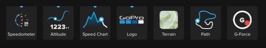 gopro sticker overlays