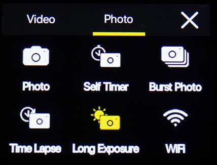 akaso-brave-menu-settings